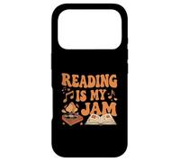 Reading is My Jam Book Lover Groovy Music Notes Retro Coque pour iPhone 17 Pro