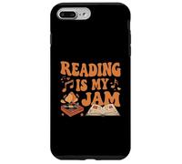 Reading is My Jam Book Lover Groovy Music Notes Retro Coque pour iPhone 7 Plus/8 Plus