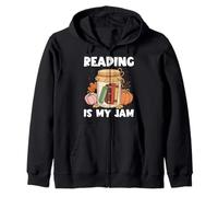 Reading is my jam - T-shirt pour les amateurs de livres et lecteurs de vers de livres Sweat à Capuche