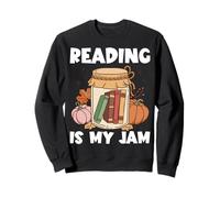 Reading is my jam - T-shirt pour les amateurs de livres et lecteurs de vers de livres Sweatshirt