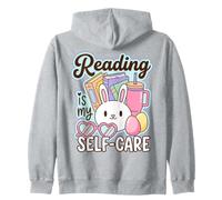 Reading is My Self Care Book Lover Quote Sweat à Capuche