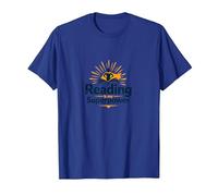 Reading is My Superpower Library Cadeau pour Amoureux de Livres T-Shirt, Homme, Bleu Royal, XL