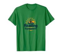 Reading is My Superpower Library Cadeau pour Amoureux de Livres T-Shirt, Homme, Vert Kelly, 3XL