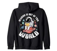 Reading is Out of This World Library Week Journée Mondiale du Livre Sweat à Capuche