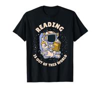 Reading is Out of This World Livre Spatial Citation T-Shirt