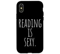 Reading Is Sexy Livres Rat de Bibliothèque Lecteur Passionné Coque pour iPhone X/XS