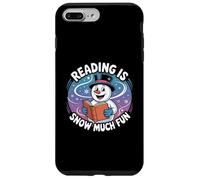 Reading is Snow Bonhomme de Neige pour Les Amateurs de Lecture d'hiver Coque pour iPhone 7 Plus/8 Plus