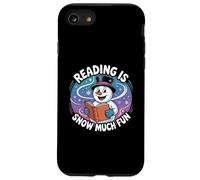 Reading is Snow Bonhomme de Neige pour Les Amateurs de Lecture d'hiver Coque pour iPhone SE (2020) / 7/8