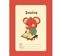 Reading Journal for Kids - Wide Ruled - 8.5 x 11 Inches - Clever Critters Series: Track Books, Favorite Characters & Vocabulary | Reading Log for Kids