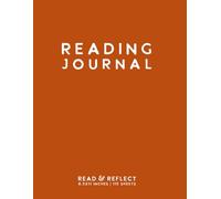 Reading Journal: Orange Softcover Book Tracker by schoolnest