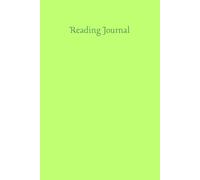 Reading Journal with Green Interior: Book Log, Reading Goals, Stats, Book Bingo, Reviews & More
