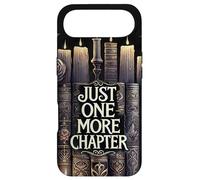 Reading Just One More Chapter Book Shelf Bookish Book Lover Coque pour iPhone Air