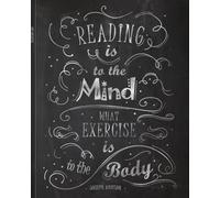 Reading Log: Gifts for Book Lovers (A reading journal with 100 spacious record pages and more in a large soft covered notebook from our Chalk Board range)