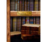 Reading Log: Gifts for Book Lovers / Reading Journal [ Softback * Large (8" x 10") * Antique Books * 100 Spacious Record Pages & More... ]