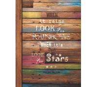 Reading Log: Gifts | Presents for Book Lovers (A reading journal with 100 spacious record pages in a large hardback notebook from our Rustic Rainbow range)