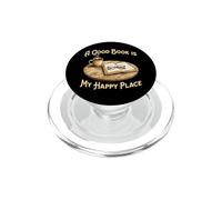 Reading Lovers - Un Bon Livre est Mon Lieu de Bonheur PopSockets PopGrip pour MagSafe