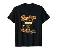 Reading My Kind of Cardio Book Lover Workout Design T-Shirt