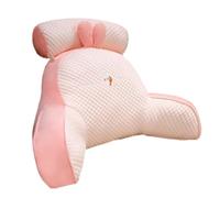 Reading Pillow, Bed Backrest Pillow, Bed Chair Pillow with Arms, Multifunctional Soft Detachable Reading Back Support Rest Pillow, Ideal for Sitting in Bed, Working on Laptop, Watching TV