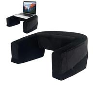 Reading Pillow for Lap, Arm Rest Cushion with Side Pocket, Ergonomic Support Pillow, Soft Backrest Design, for Adults Studying, Working, Bed, Sofa, Floor, Dorm, Living Room, Bedroom Comfort