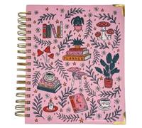 Reading Planner, 198 Pages Notebook Review Tracking, Classic Journal for Book Lovers, Reading Planner with Organized Book Tracking Layout, for Family School Girls Student Teens Boys Kid