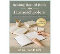 Reading Record Book for Homeschoolers: Reading Log and Literature Journal for Homeschool Students | Vocabulary Builder and Book Review Notebook | 8.5 x 11 | 122 Pages.