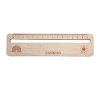 Reading Ruler - Wooden Text Tracking Guide Tool, Educational Line Marker Measuring Aid, Durable Learning Accessory for Students Teachers Children | For Classroom Focus Study Practice Comprehension