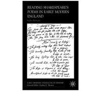 Reading Shakespeare's Poems In Early Modern England