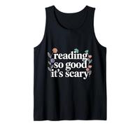 Reading So Good It's Scary Spooky Bookworm Reader |- Débardeur