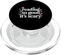 Reading So Good It's Scary Spooky Bookworm Reader |- PopSockets PopGrip pour MagSafe