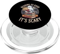 Reading So Good It's Scary Spooky Bookworm Reader - PopSockets PopGrip pour MagSafe