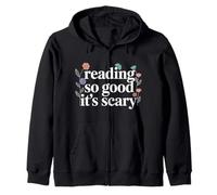 Reading So Good It's Scary Spooky Bookworm Reader |- Sweat à Capuche