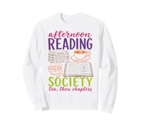 Reading Society Book Lover Afternoon Tea Bookish Reader Sweatshirt