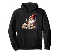 Reading Teacher Gnome With Cup Of Tea And Book For Librarian Sweat à Capuche