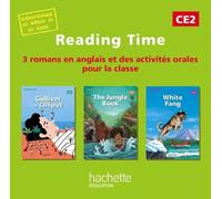 Reading Time CE2 - CD audio classe des 3 ouvrages Edition 2013 - Claire Benimeli - Hachette Education - Texte lu (CD) - Textes lus CD