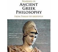 Readings In Ancient Greek Philosophy