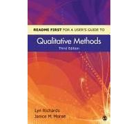 Readme First For A User's Guide To Qualitative Methods