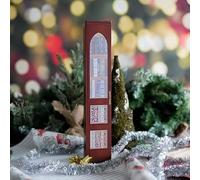 READVENT Calendrier de l'Avent littéraire avec 25 mini classiques, surprise quotidienne, design vintage et contenu bonus, décoration de Noël élégante pour les amateurs de livres (rouge)