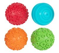 READY 2 LEARN Lot de 4 sphères de texture de peinture et de pâte - À partir de 2 ans - Jouets sensoriels à mélanger et assortir pour tout-petits - Textures et motifs à faire soi-même