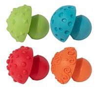 READY 2 LEARN Lot de 4 tampons de peinture et d'argile en forme de champignon - À partir de 2 ans - Outils d'art et d'artisanat faciles à prendre en main pour enfants - Motifs et textures