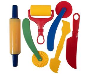 READY 2 LEARN Lot de 6 outils pour pâte
