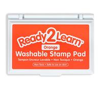 READY 2 LEARN Tampon encreur lavable - Orange - Non toxique - Résistant à la décoloration - Parfait pour le scrapbooking, les affiches et les cartes - Version améliorée 2022