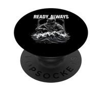 Ready Always Soldat Tactique Militaire PopSockets PopGrip Adhésif