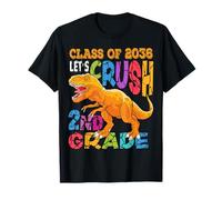 Ready Crush Dinosaure 2e année Hello Back to School Kid Boy T-Shirt