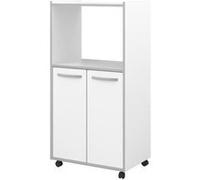 READY Desserte de cuisine L 60cm Blanc Blanc G