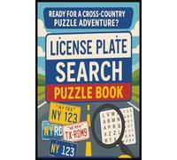 Ready For A Cross Country Puzzle Adventure License Plate Search Puzzle Book: Fund & Easy To Read Brain Games Number Word Search For Teens, Adults & ... Motorcycle, Trucks & More| Gift For Christmas