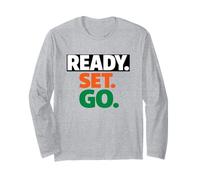 Ready Go Marathon Go Time Get Moving Sprinter, Course de 10 km et 5 km Manche Longue