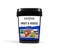 Ready Hour, Mélange de fruits et légumes, aliments lyophilisés non périssables, durée de conservation de 30 ans, approvisionnement alimentaire portable d'urgence et d'aventure, récipient durable