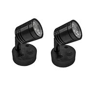 READY NAB-1 Lot de 2 spots de lecture LED avec interrupteur marche/arrêt pour intérieur camping-car, caravane, bateau Lumière blanche 12 V
