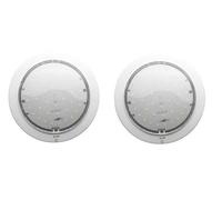 READY Plafonnier LED 12 V-24 V avec interrupteur marche/arrêt pour caravane/camping-car/remorque/bateau, Montage en surface