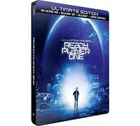 Ready Player One - Edition limitée Steelbook - Blu-ray 4K HDR + Blu-Ray 3D + Blu-ray + Digital copy